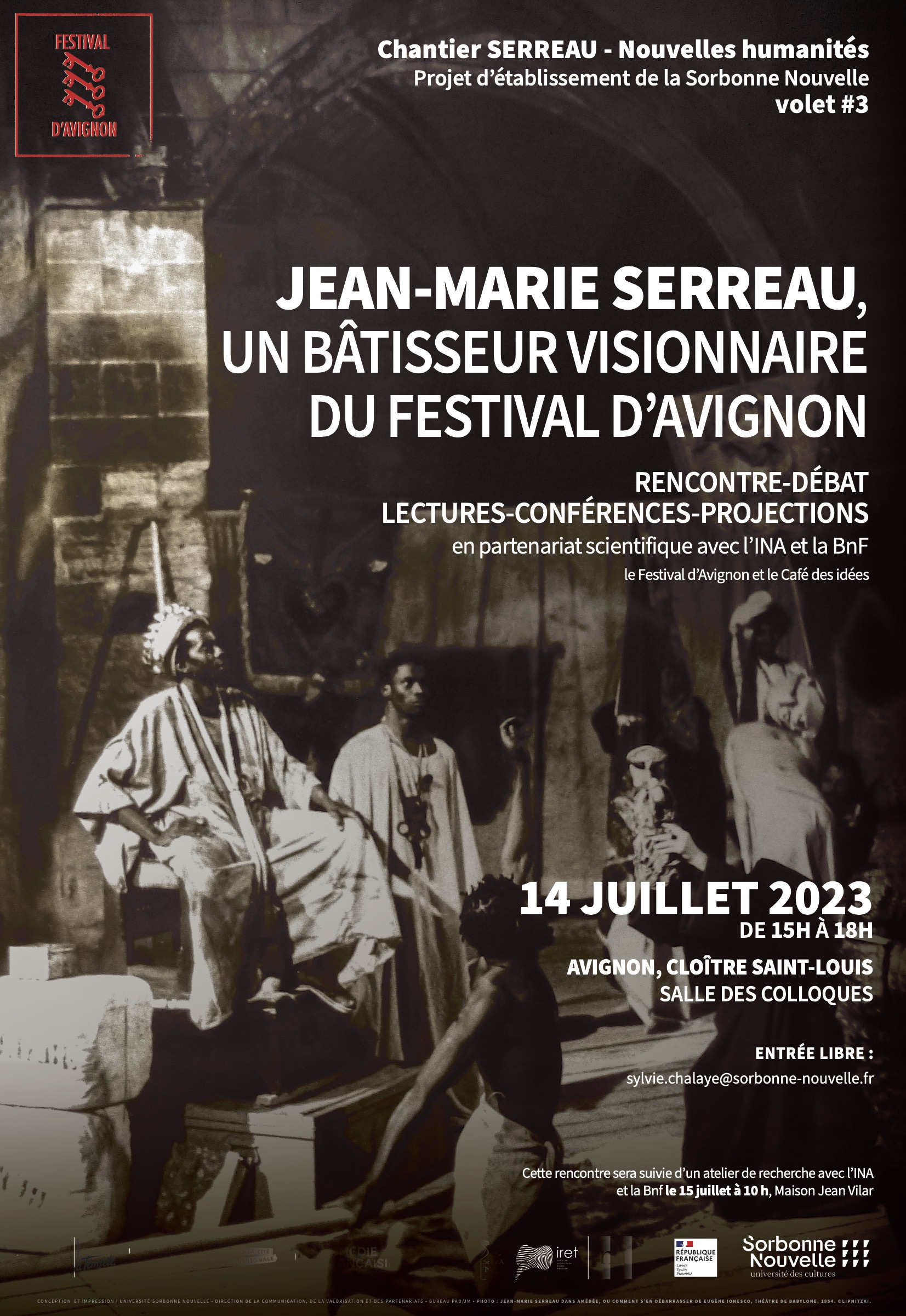 Jean-Marie Serreau, un bâtisseur visionnaire du festival d’Avignon
